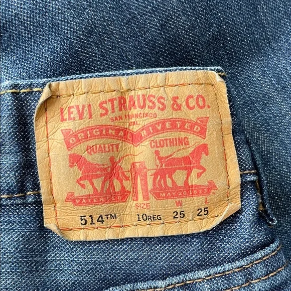 π€ 3 for $20 Levi's Dark Blue Slim Straight Jeans - Picture 4 of 8